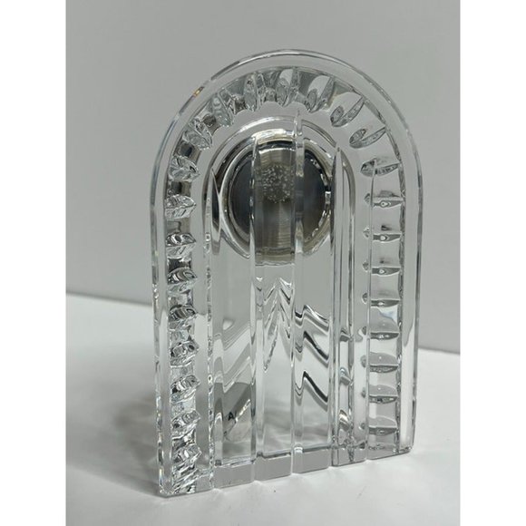 New Waterford Crystal Overture Small Clock In Box - Picture 4 of 5